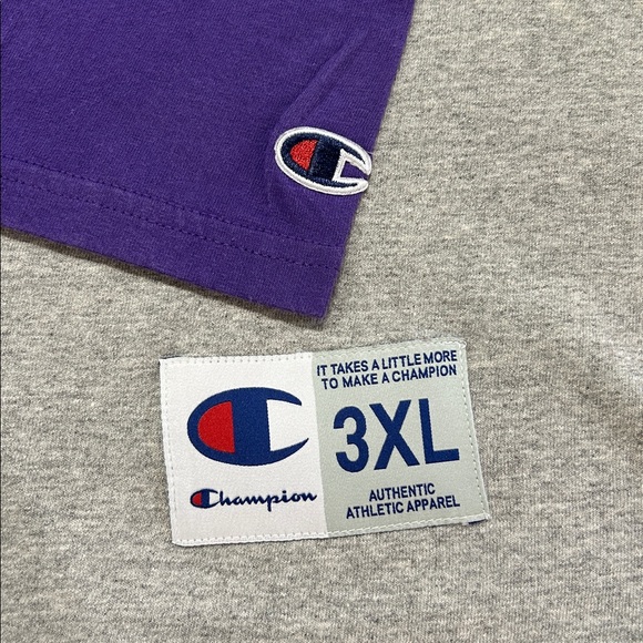 Champion Raglan Baseball Tee.  3XL - Picture 6 of 7